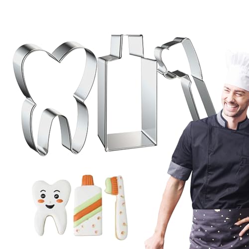 Zyntora Moldes Para Tartas En Forma De Anillo | 3 Piezas De Molde De Acero Inoxidable Con Diseño De Dientes,Anillos Para Pasteles Para Hornear - Para Cocina Hogareña Interior Exterior Postre Familia