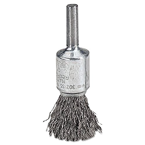 Crimped Wire Solid End Brushes - eba-22 .0104 ss1in dia cri