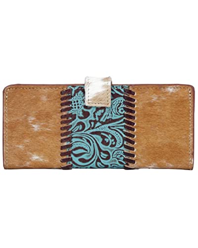 Myra Bag Women's Bleu Hair-On Wallet Brown One Size3