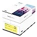Produktbild inapa farbiges Druckerpapier, buntes Papier tecno Colors: 80 g/m², A4, 2.500 Blatt (5x500), mittelgelb