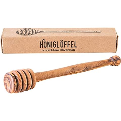beegut Honiglöffel aus Olivenholz, handgefertigt in Tunesien für den stilvollen Honiggenuss, nachhaltige Verpackung aus Graspapier Cover
