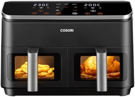 COSORI Air Fryer 2 Compartiments 8.5L, 8-en-1 Airfryer Friteuse S...