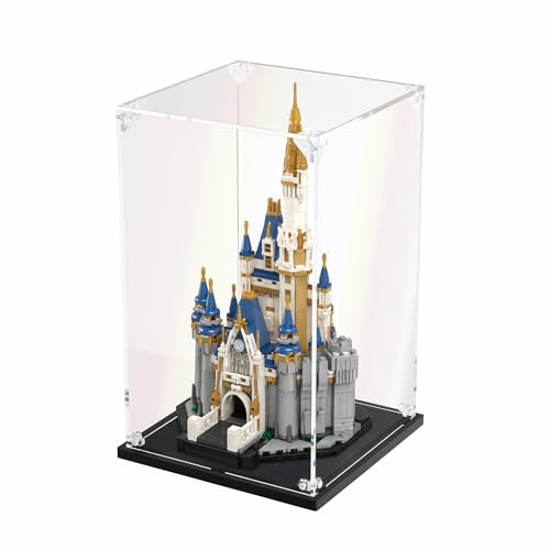 Acrylic Display Case Showcase for Collectibles Self-Assemble Clear Acrylic Box Dustproof Protection for Action Figures Dolls- Alternative Glass Box for Commemorative Gifts (15×15×25cm 6×6×10inch)