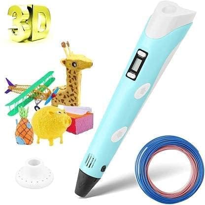 3D Printing Pen with LCD Display for Kids & Adults, Adjustable Temperature & Speed Control | Professional 3D Drawing Pen Kit with PLA Filament Refills USB Cable & Stand (3D Pen)-picture-29
