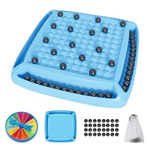 Jeu échec magnétique bleu pour stimulation cognitive et complicité