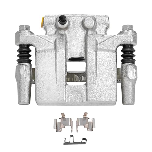 Image of Detroit Axle - Rear Left Brake Caliper w /Bracket Replacement for Chrysler 200 Cirrus Sebring Patriot Compass Avenger Caliber Lancer Outlander RVR