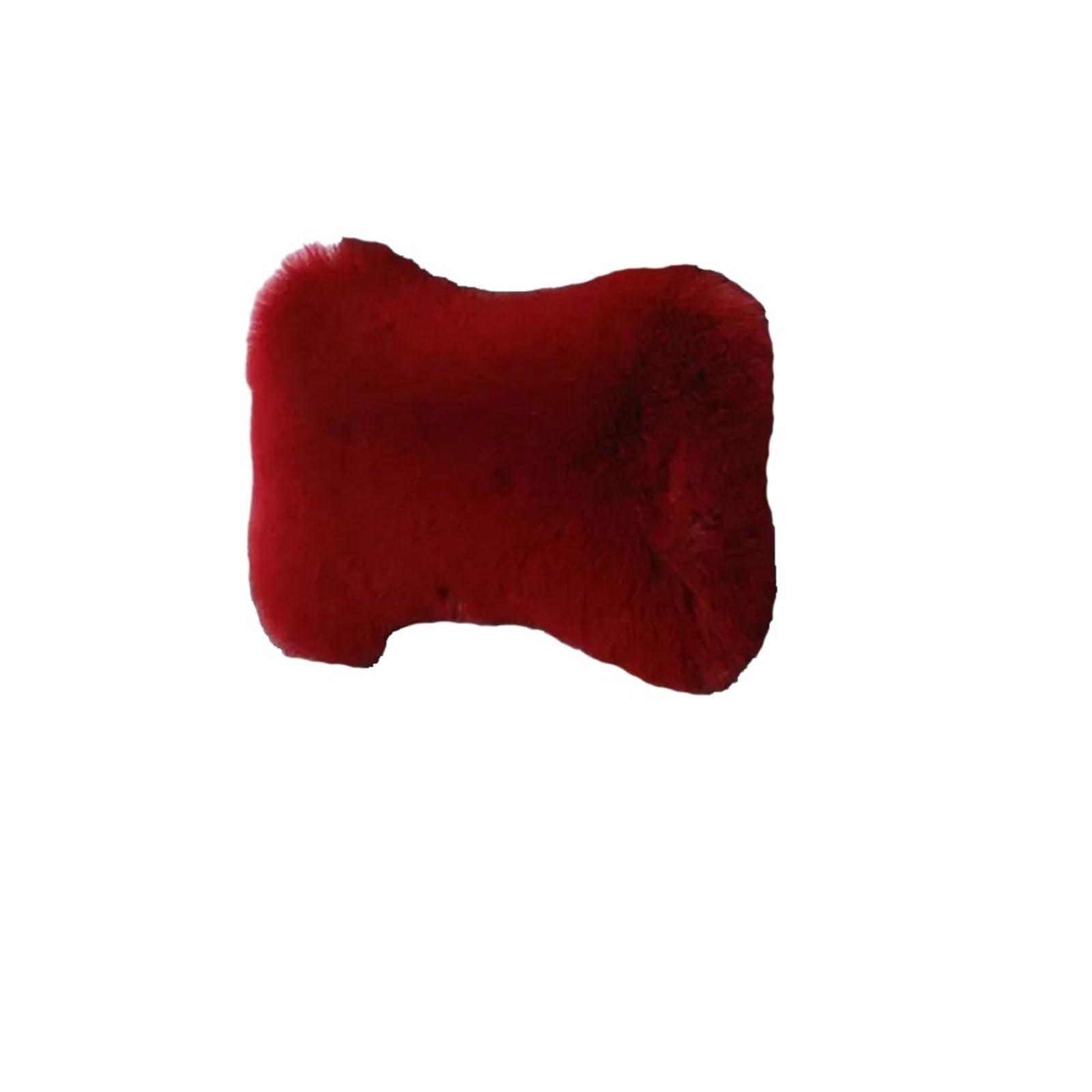 JKELPV Car Seat Pillow 1Pc Winter Car Neck Pillow Plush Car Seat Neck Rest Comfort Warmth Interior Accessories Headrest Pillow