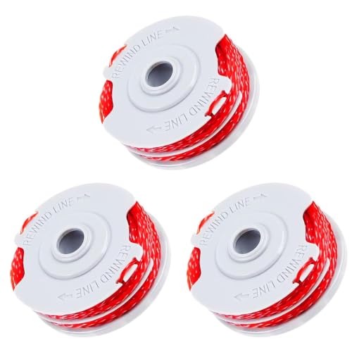 MUFUSHAN Replacement Strimmer Spool for Flymo 3 PCS FLY021 Strimmer Wire Compatible with Flymo Contour XT/500E/500 XT/Multi Trim/Power Trim/Mini Trim