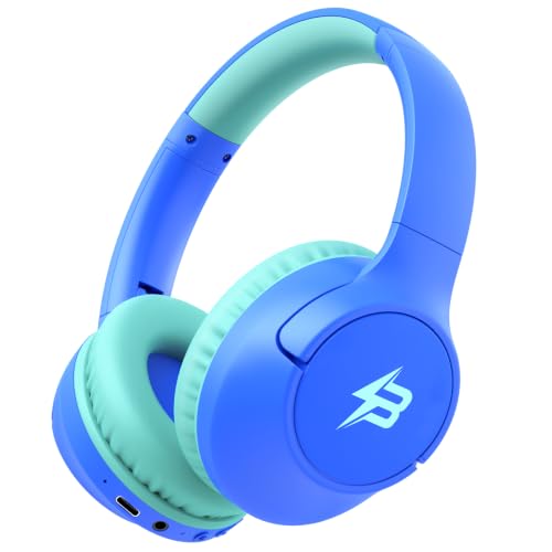 Image of Kids Bluetooth Headphones, 85H Playtime for Toddler Boys (Azure No LED)