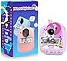Kids Camera Instant Print, Christmas Birthday Gifts for Kids Age 3-8, 48MP &1080P Kids Digital Camera with Silicone Cover, Portable Toy Instant Camera for Kids 3 4 5 6 7 8 9 10 Year Old Girls