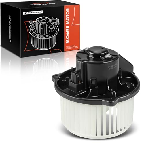 Image of A-Premium HVAC Heater Blower Motor Assembly with Fan Cage | fit for BMW Z4 2003 2004 2005 2006 2007 2008 - Front Side, Replace# 64116927598