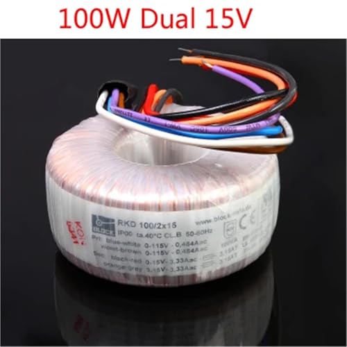 Transformateur toroïdal double bloc 15V contre les interférences