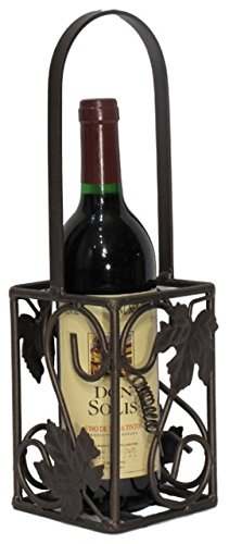 Metrotex Designs French Vineyard Grape Leaf Bottle Carrier