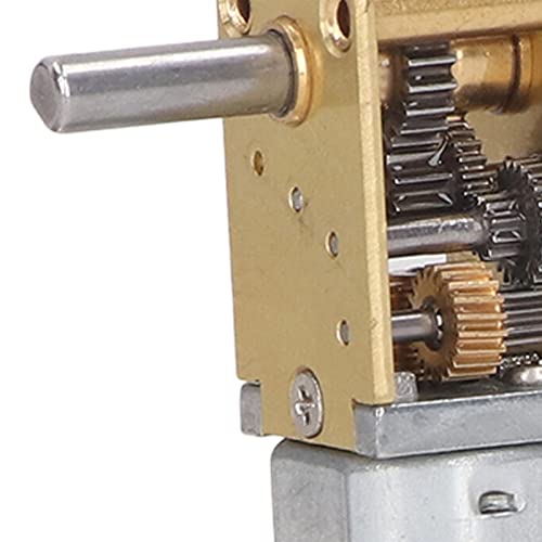 Motor de engranaje de 7rpm DC 3V con engranajes metálicos para maquetas de coches 4