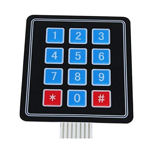 PRAV® 2X(New 4 x3 12 Key Matrix Array Membrane Switch Keypad Keyboard ...