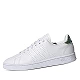 Adidas, Training, Running adidas Damen Advantage Tennis Shoe, FTWR White/FTWR White/hi-Res Yellow, 39 1/3 EU