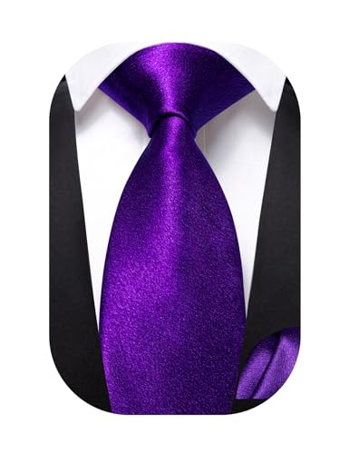 Image of Barry.Wang Boys Ties Pre-Tied Satin Solid Color Kids Tie Pocket Square Set Adjustable Formal Necktie Graduation School
