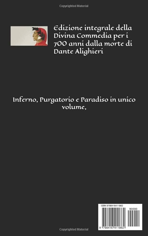 Amazon.com: La Divina Commedia: Inferno, Purgatorio e
