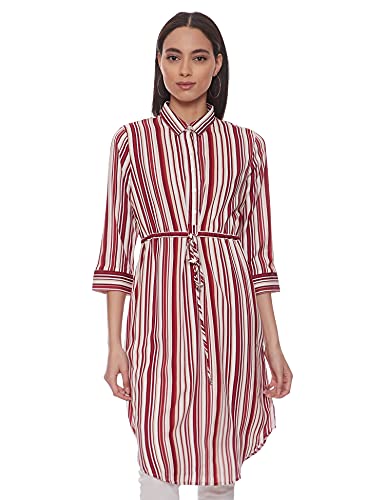 Image of EASYBUY Women's Rayon A-Line below The Knee Casual Dress