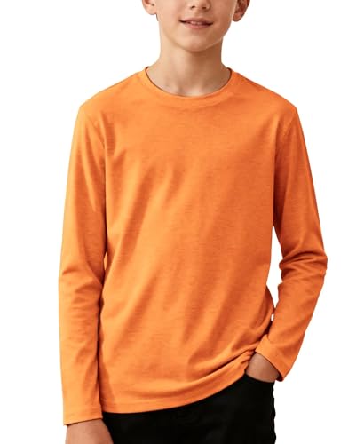 Silenroar Boys Long Sleeve T-Shirts Triblend Tee Shirts Plain Kids