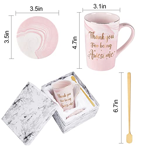 Thank You Mug, Thank You For Being Awesome Mug, Coworker Leaving Gifts For Women, Thank You Gifts For Friends Coworker Administrative Assistant, Administrative Professional Day Gifts, 14Oz #TOP5