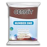 Cernit 1-Piece Clay N1 56 G Brown, Brown