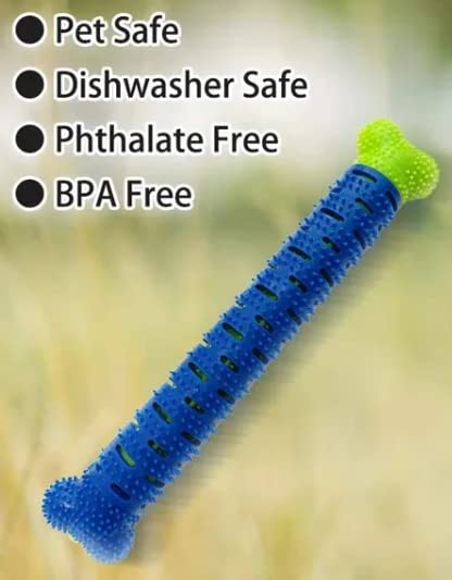 Image of Non-Toxic Rubber Resistant Interactive Dog Toothbrush Cleaning Stick
