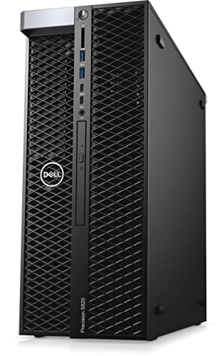 Image of Dell Precision T5820 Workstation Desktop | Core i9-10940X - 4TB HDD + 1TB SSD Hard Drive - 64GB RAM - Nvidia RTX A5000 | 14 cores @ 4.6 GHz - 16GB GDDR6 Win 11 Pro Black (Renewed)