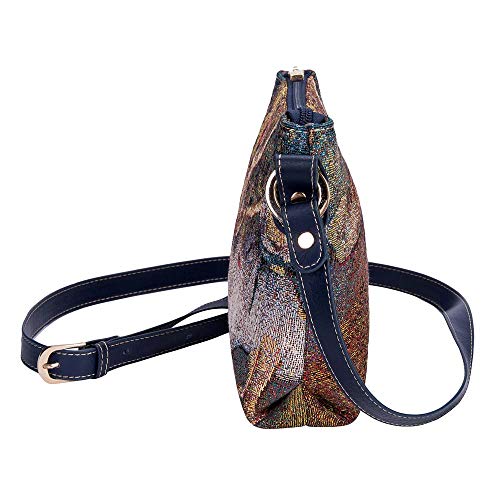 Signare Tapestry Crossbody Bag Shoulder Purse for Women In Two Dancers inspired by Edgar Degas (XB02-ART-ED-BLR-2)4