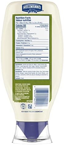 Hellmann's Mayonnaise ideal condiment for sandwiches, salads and burgers Olive Oil with free run eggs and canola oil 750 ml — view 3