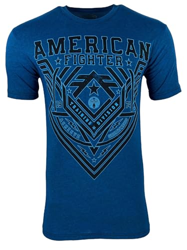 American Fighter Men's T-Shirt Fallbrook Aqua2