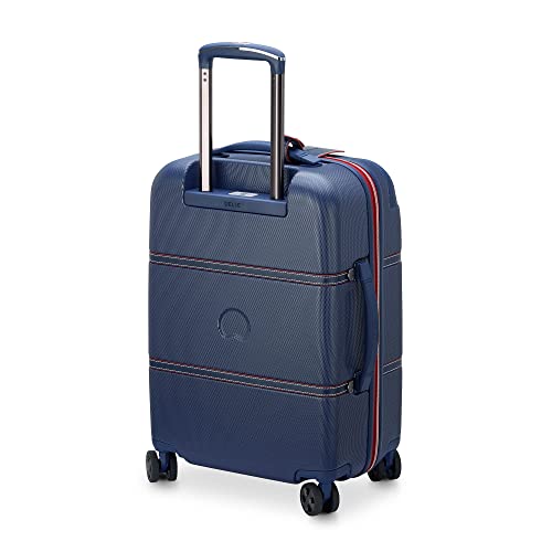 Image of DELSEY PARIS Chatelet Air 2.0 Hardside Luggage with Spinner Wheels, Navy, Carry on Plus 20 Inch