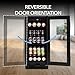 Whynter BBR-801BG Built Beverage Refrigerator and Cooler Mini Fridge with Glass Door with Lock, 3.0 Cubic Feet, Black, 100, Can