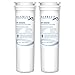 Price comparison product image Maxblue 836848 Fridge Water Filter, Compatible with Fisher & Paykel 836848, 836860, E404BRXFDU, E522BRXFDU, PS2067635, Amana/Maytag/Admiral Clean'n Clear 67003662, RO185014, RO185011, WF60, C2 (2)