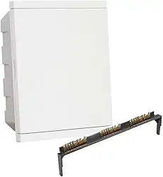 Kit Quadro Distribuição Embutir para 18 Disjuntores e Barramento Strahl