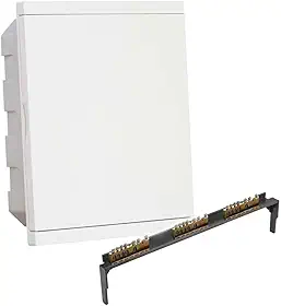 Kit Quadro Distribuição Embutir para 18 Disjuntores e Barramento Strahl