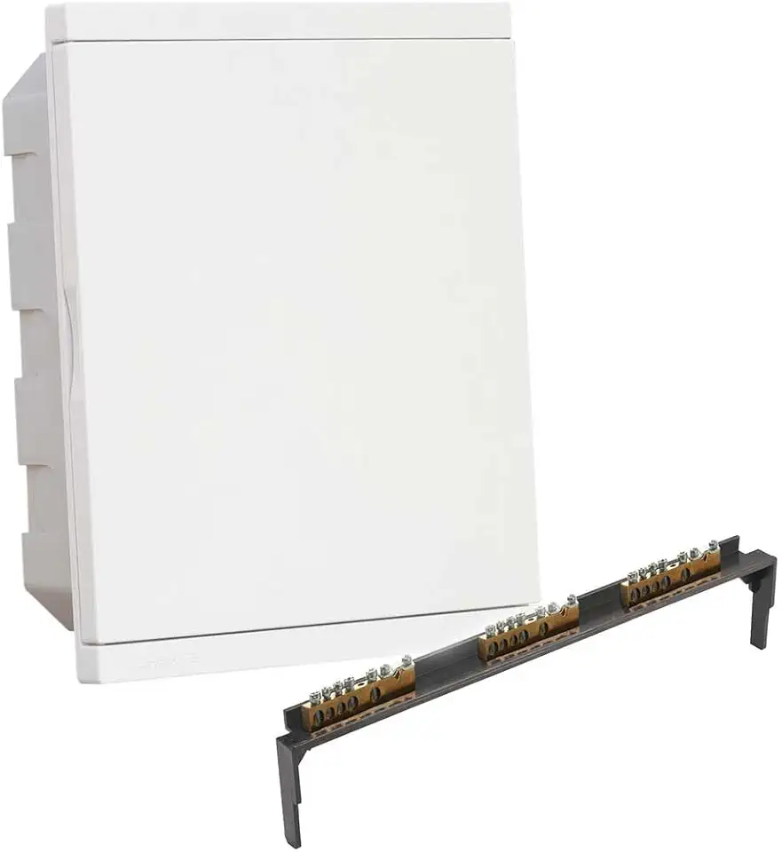 Kit Quadro Distribuição Embutir para 18 Disjuntores e Barramento Strahl