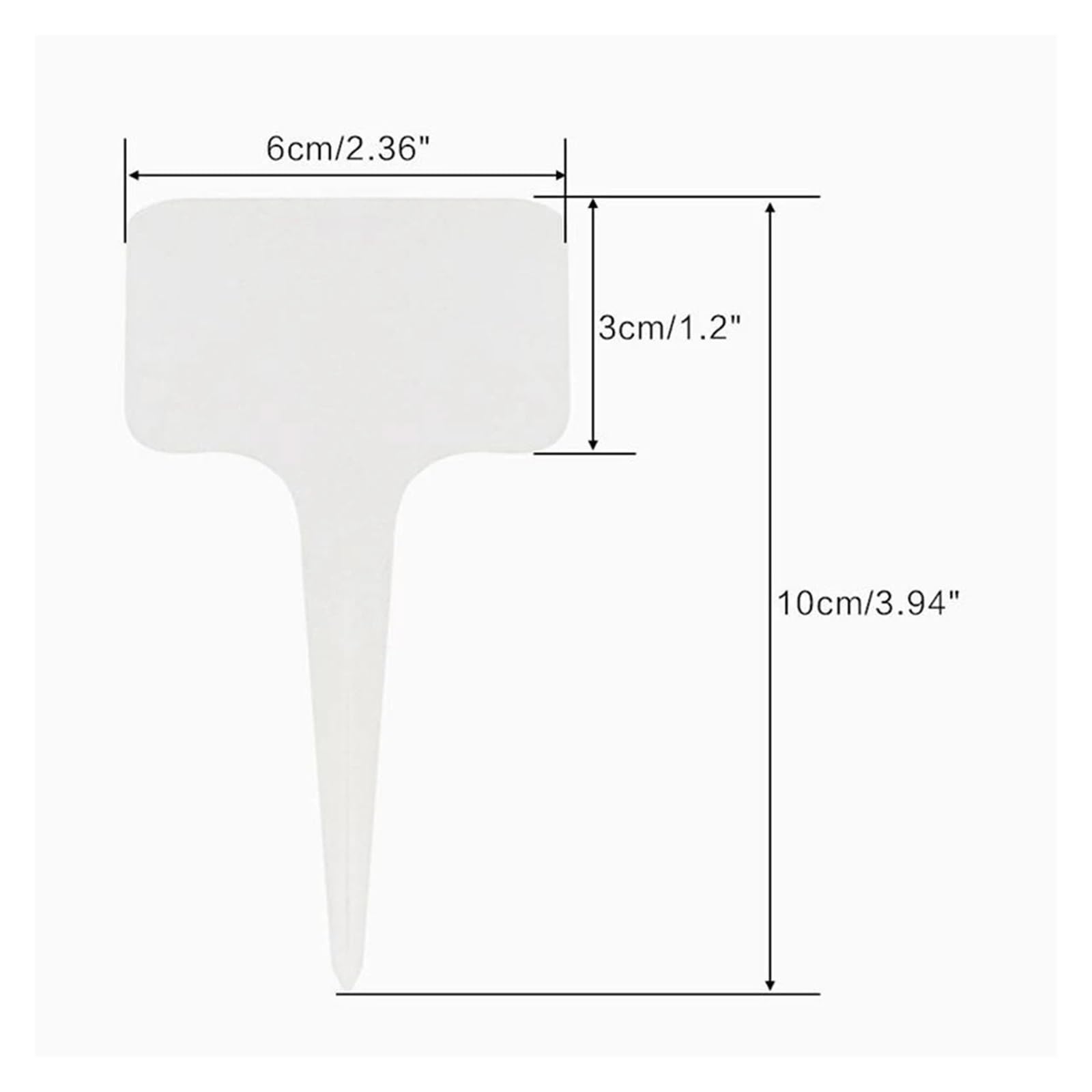 Etichette for piante in ABS | Etichette for piante da giardino in ABS bianco 150 pezzi for l'ordinamento