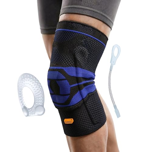Image of Knee Caps For Men & Women, Knee Brace Ultima with Patella Gel Pads & Side Stabilizers, Knee Support for Arthritis, Pain Relief, Sports & Workouts, injury Recovery, Knee Pads - Black, Medium,1 Pc
