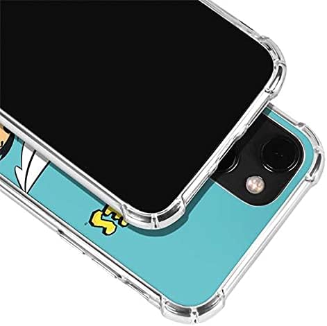 Skinit Clear Phone Case Compatible with iPhone 13 Mini - Officially Licensed The Flintstones and Rubbles Design