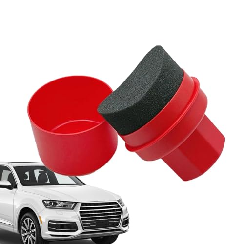 Almohadillas aplicadoras para neumáticos de coche - Esponja aplicadora de alta densidad elástica | Esponja portátil para pulir y limpiar neumáticos, herramienta de limpieza multiusos para el cuidado