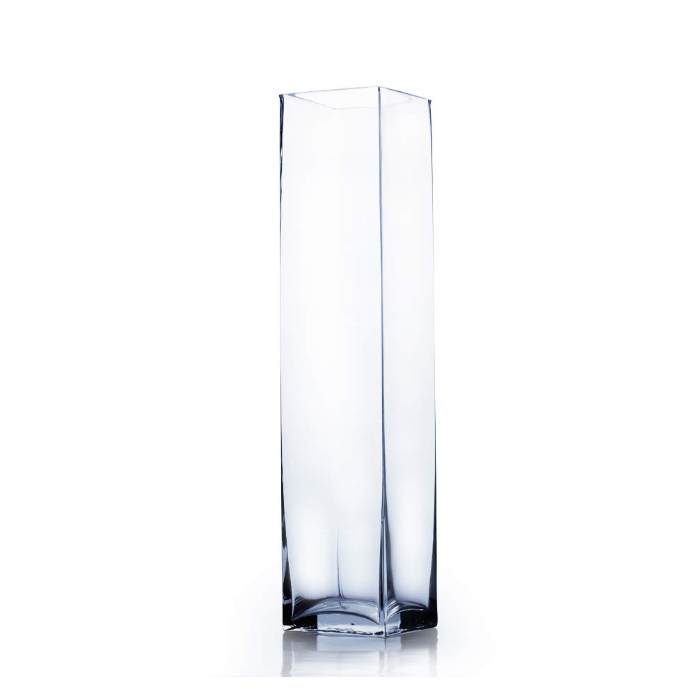 Amazon.com: WGV Tall Square Vase Glass Block, Length 4