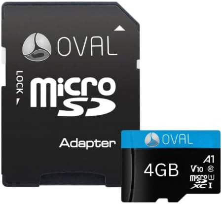 4GB Memory Card with SD Card Adapter- OV High-Speed Storage for Smartphons