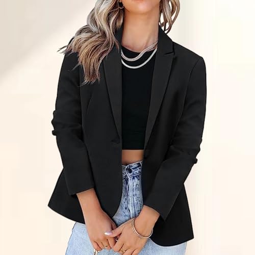 Blazers for Women Business Casual Blazer Long Sleeve Open Front Work Office Blazer Professional Suit Jacket Pockets3