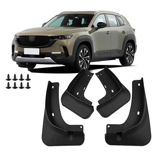 Car Mud Guards Flaps Splash Compatible for Mazda CX-50 CX50 2023 2024 2025 Mudguard Accessories Front and Rear 4-PC Set
