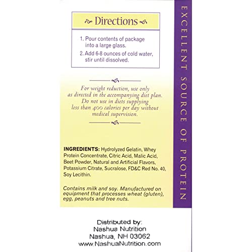 Healthsmart High Protein Wild Berry Instant Drink Mix, 15G Protein, Low Calorie, Low Carb, Fat Free, Low Sugar, No Gluten Ingredients, Keto Diet Friendly, Ideal Protein Compatible, 7 Servings/Box #TOP3