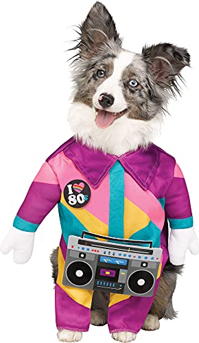 Doggy 80's Pet Costume Medium