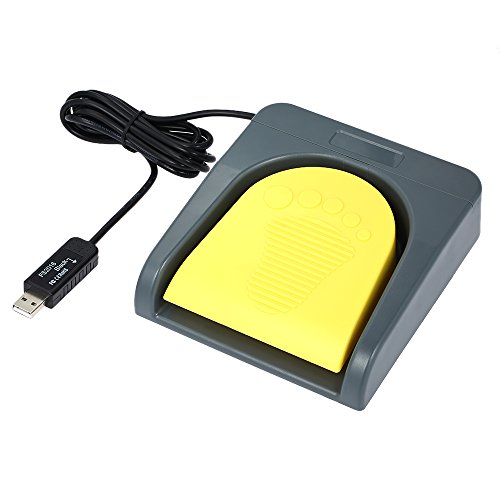 Annadue USB Fußschalter - Programmierbares Tastaturpedal Für PC & Gaming