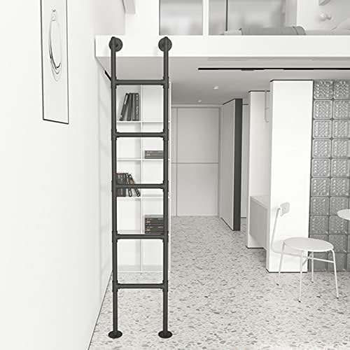 Metal Bunk Bed Ladder Replacement for RV & Camper, Space-Saving Climb Stairs, Heavy-Duty 440 Lbs Capacity, 155cm (61in) Elevated Bed Accessory