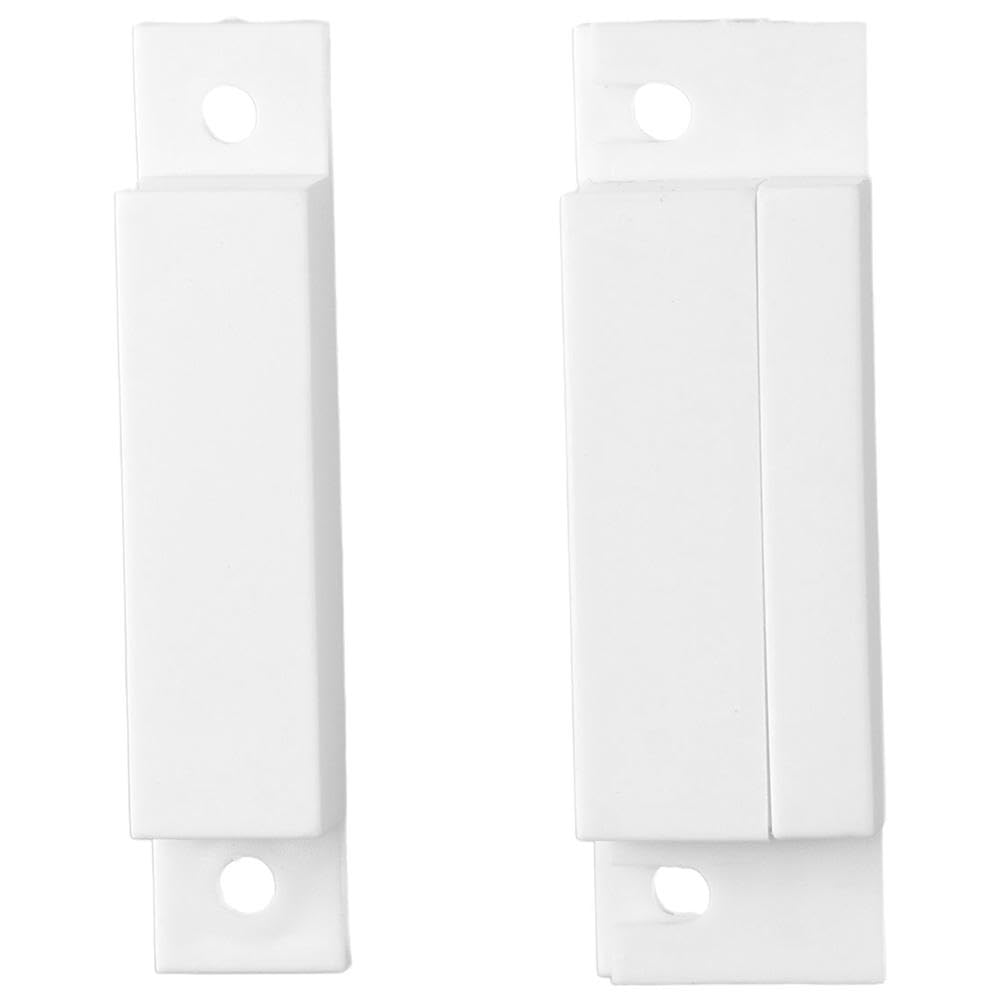 FEIYING 5pcs Reed Switches,Door Contact Sensor,White Durable Reed Switch Surface-Mounted Magnetic Door Switch,Contact Sensor Alarm Reed Switch